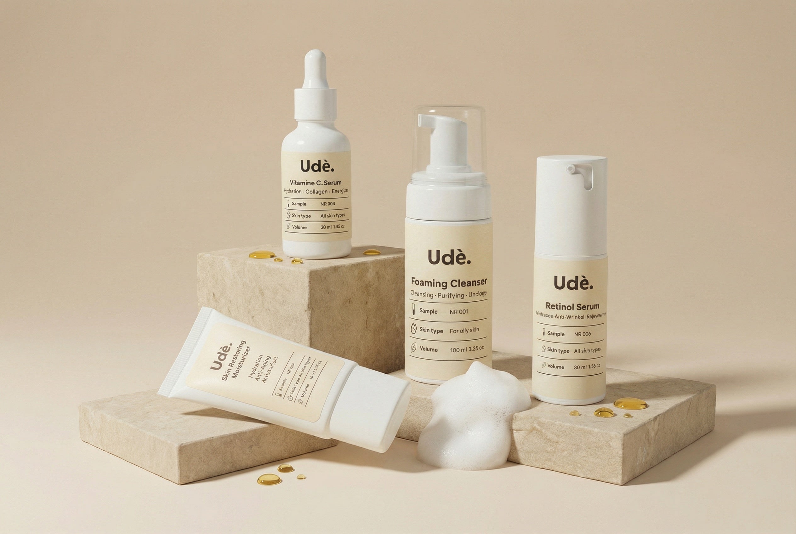 Skincare bundels met complete huidverzorgingsproducten van Ude