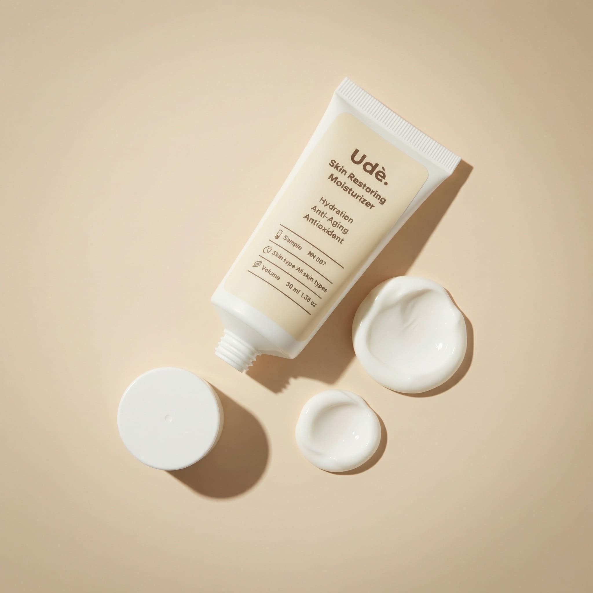 Ude Moisturizer voor alle huidtypen, intens hydraterende gezichtscrème