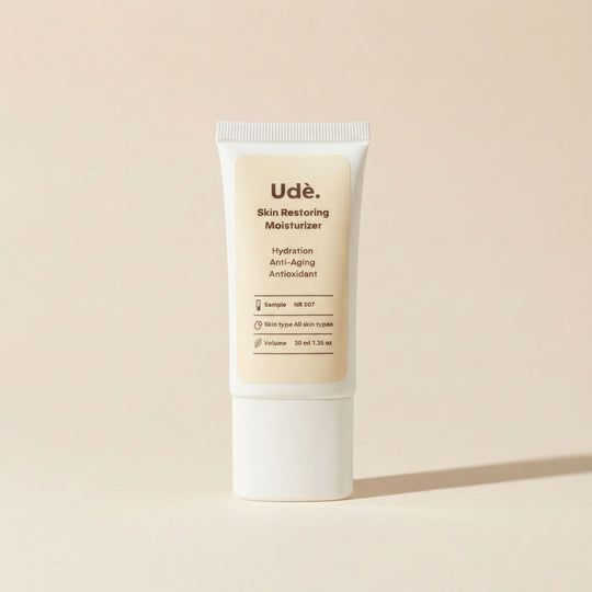 Skin restoring moisturizer in luxe verpakking, hydraterende gezichtscrème die de huidbarrière herstelt en droge huid voedt